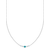 Thomas Sabo Charm Club Delicate Necklace - Silver/Blue/Transparent