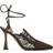 Sam Edelman Trinity Ankle Strap Pointed Toe - Caviar Brown