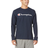 Champion Waffle Logo Graphic Long-Sleeve T-shirt - Navy