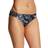 Maidenform Comfort Devotion Lace Back Tanga - Black/Navy Blossoms