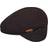 Kangol Flat Cap 504 Pepe met Öronlappar - Mörkbrun