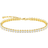 Thomas Sabo Tennis Bracelet - Gold/Transparent