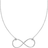 Thomas Sabo Charm Club Delicate Infinity Necklace - Silver