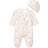 Little Me Vintage Rose Footed One-Piece & Hat - White (L653860)