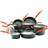 Rachael Ray Classic Brights Cookware Set with lid 14 Parts