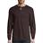 Hanes Beefy-T Henley Long-Sleeve T-shirt - Dark Truffle