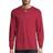 Hanes Beefy-T Henley Long-Sleeve T-shirt - Burnt Brick