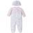 Little Me Baby Bunnies Footed One-Piece & Hat - Pink (LBQ04548N)