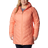 Columbia Women's Heavenly Long Hooded Jacket Plus - Coral Reef