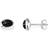 Brook & York Love Bead Ear - Silver/Black