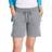 Hanes Women's Jersey Pocket Short - Light Steel