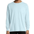 Hanes ComfortWash Garment Dyed Long Sleeve Pocket T-shirt Unisex - Soothing Blue