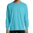 Hanes ComfortWash Garment Dyed Long Sleeve Pocket T-shirt Unisex - Freshwater