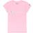 Champion Big Girl's Script Logo Classic Tee - Pink Candy