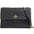 Tory Burch Kira Chevron Convertible Shoulder Bag - Black/Rolled Brass