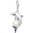 Thomas Sabo Charm Club Collectable Dolphin Charm Pendant - Silver/Black/Pearl/Multicolour