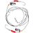 Imax Flounder Rig Pearl White Bead Fladfiske Rig