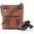 Jessie & James Hannah Concealed Carry Lock and Key Crossbody - Cognac