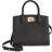 Ferragamo Studio Box Small Bag - Black/Bonbon