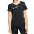 NIKE Dri-FIT Swoosh Run Short-Sleeve Running Top Women - Black/White