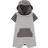 Carter's Striped Hooded Romper - Black/White (V_1N070710)