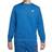 NIKE Sportswear Club Fleece Crew Sweater - Dark Marina Blue/White