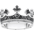 Thomas Sabo Crown Ring - Silver/Black