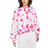 Nike Sportswear Oversized Fleece Tie-Dye Crew Sweatshirt - Pink