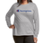 Champion Women's Athletics Script Logo Classic Long Sleeve Tee Plus Size - Oxford Grey