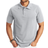 Hanes FreshIQ X-Temp Pique Polo Shirt - Light Steel