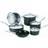 Cuisinart GreenGourmet Hard Anodized Cookware Set with lid 10 Parts