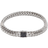 John Hardy Classic Chain Pavé Icon Bracelet - Silver/Black