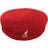Kangol Tropic 504 Scarlet Flat Cap 504 Ventilerad Röd