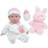 JC La Baby Soft Body Play Doll Body Travel Case Gift Set 11"