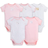 Burt's Bees Baby Bee Essentials Organic Short Sleeve Baby Bodysuits 5pcs - Blossom (LY11172-BLM)