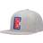Mitchell & Ness LA Clippers Team Logo Snapback Hat - Heather Grey