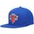 Mitchell & Ness New York Knicks Team Ground Snapback Hat - Blue