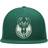Mitchell & Ness Milwaukee Bucks Team Ground Snapback Hat - Hunter Green