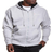 Champion Powerblend Fleece Full Zip Script Logo Hoodie Unisex - Oxford Grey