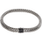 John Hardy Classic Chain Bracelet - Silver/Black