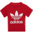 Adidas Toddler's Trefoil Tee - Red/White (H34605)