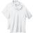 Hanes CottonBlend EcoSmart Jersey Polo with Pocket 2-Pack - White