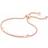 Kendra Scott Ott Adjustable Chain Bracelet - Rose Gold/Transparent