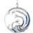 Thomas Sabo Wave Pendant - Silver/Blue/Transparent