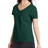 Hanes Women's Perfect-T Short Sleeve V-Neck T-Shirt - Deep Forest