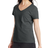 Hanes Women's Perfect-T Short Sleeve V-Neck T-Shirt - Charcoal Heather