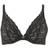 Aubade Rosessence Underwired Triangle Plunge Bra - Black
