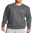 Champion Powerblend Fleece Crew Script Logo - Granite Heather