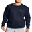 Champion Powerblend Fleece Crew Script Logo - Navy