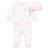 Little Me Prima Ballerina Footed One-Piece & Hat - White/Pink (LBQ00451N)